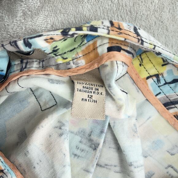 IE Pleated Cityscape Skirt Knee Length A Line Size 12 Maximalism Abstract - Picture 4 of 8